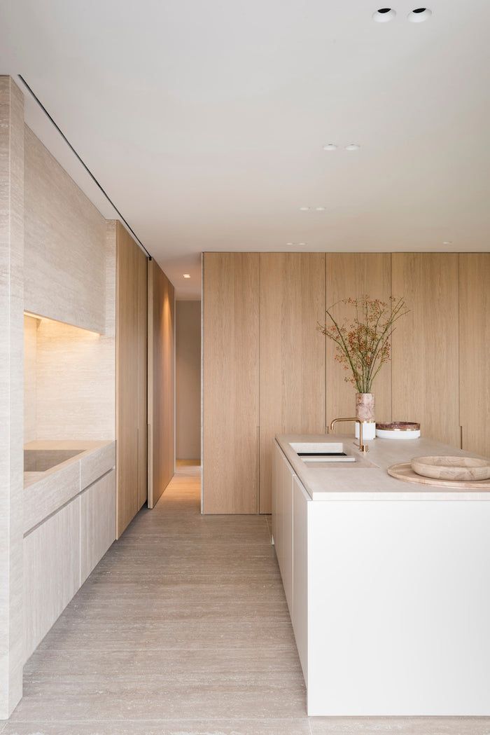 Minimalist luxury kitchen — Faidras Residences